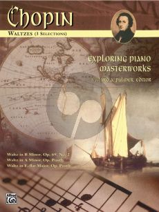 Chopin 3 Waltzes for Piano Solo (Edited by ed. Willard A. Palmer) (Intermediate Level)