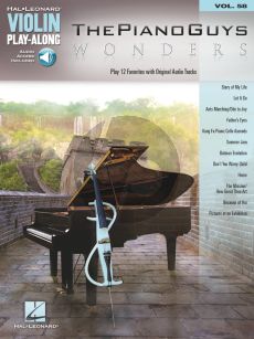 Piano Guys Wonders for Violin Book with Audio Online (Violin Play-Along Series Vol.58)