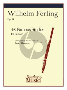 Ferling 48 Famous Studies Opus 31 for Bassoon (transcr. by James Thornton)