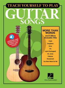 Teach Yourself to Play Guitar Songs: “More Than Words and 9 More Acoustic Hits