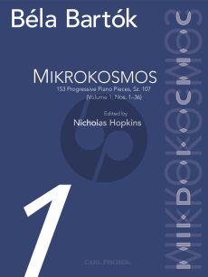 Bartok Mikrokosmos Vol.1 (No.1-36) Piano (edited by Nicolas Hopkins)