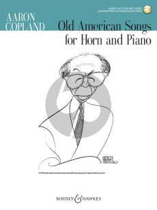 Copland Old American Songs Horn and Piano (Book with Audio online