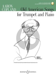 Copland Old American Songs Trumpet and Piano (Book with Audio online)