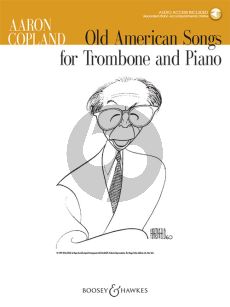 Copland Old American Songs Trombone and Piano (Book with Audio online)