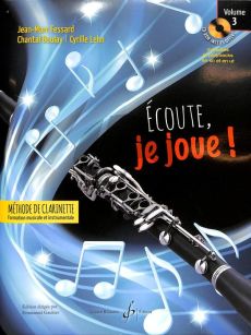 Fessard Ecoute, je Joue! (Methode de Clarinette) Vol.3 (Bk-CD-Rom)
