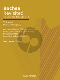 Bochsa Revisited - 40 Easy Etudes, Op. 318 Vol. I Lever Harp