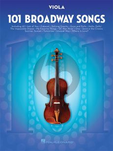 101 Broadway Songs for Viola