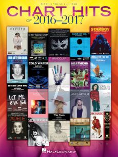 Chart Hits of 2016-2017 Piano-Vocal-Guitar