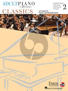 Faber Adult Piano Adventures Classics Book 2 Symphony Themes, Opera Gems and Classical Favorites