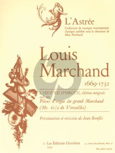Marchand L'Oeuvre d'Orgue Vol.3 (edited Jean Bonfils)