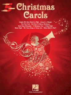 Christmas Carols Five Finger Piano Songbook
