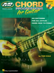 Kolb Chord Progressions For Guitar (101 Patterns for all Styles from Folk to Funk!) (Bk-Cd)