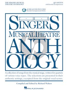 Singer's Musical Theatre Anthology – Quartets (Book with Audio online) (edited by Richard Walters)