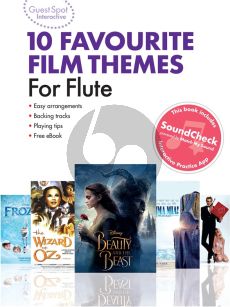Guest Spot Interactive: 10 Favourite Film Themes for Flute (Book with Audio online)
