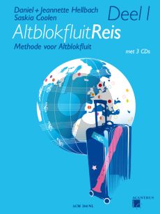 Hellbach-Coolen Altblokfluitreis Vol.1 (Methode voor Altblokfluit) (Boek met 3 CD's)