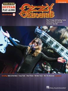 Ozzy Osbourne - Deluxe Guitar Play-Along Vol.8 (Book with Audio online)