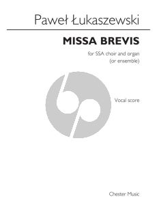 Lukaszewsky Missa Brevis SSA-Organ