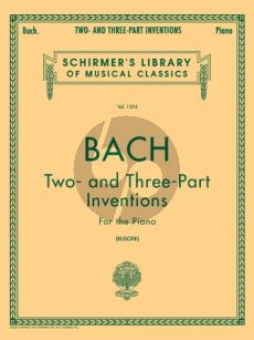 Bach Two and Three Part Inventions Piano (Busoni)