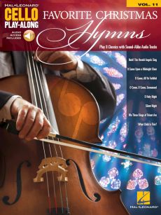 Favorite Christmas Hymns (Cello Play-Along Volume 11) (Book with Audio online)