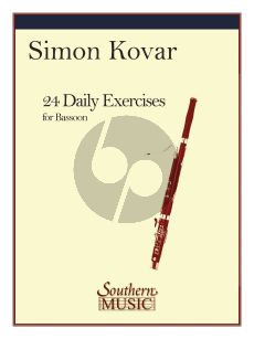 Kovar 24 Daily Exercises for Bassoon