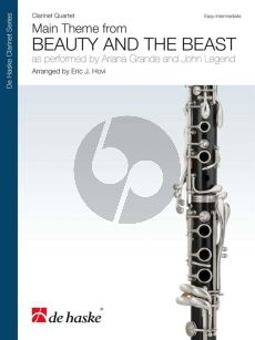 Main Theme From Beauty and The Beast for Clarinet Quartet (Score/Parts) (Arr. Eric J. Hovi)