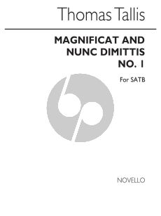 Tallis Magnificat and Nunc Dimittis No. 1 SSATB