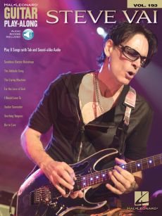 Steve Vai 8 Songs Guitar Play-Along Vol. 193 (Book with Audio online)