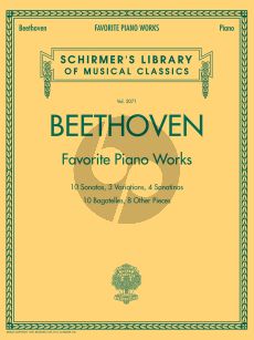 Beethoven Favorite Piano Works