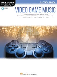 Video Game Music for Alto Saxophone (Hal Leonard Instrumental Play-Along) (Book with Audio online)