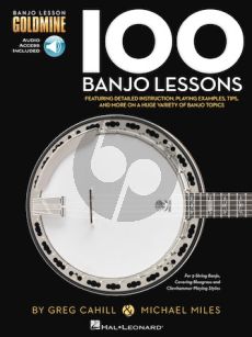 Cahill-Miles 100 Banjo Lessons (Banjo Lesson Goldmine Series) (Book with Audio online)