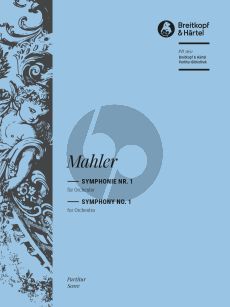 Mahler Symphony No. 1 'Titan' Orchestra Fullscore (Textcritical edition edited by Christian Rudolf Riedel) (Breitkopf)