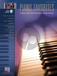 Album Piano Favorites Piano Duet Piano Duet Play-Along Vol. 1 Book with Audio Online