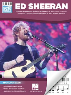 Ed Sheeran – Super Easy Songbook Piano