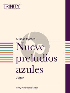 Montes Nueve Preludios Azules for Guitar