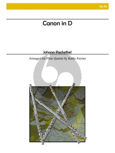 Pachelbel Canon in D for 4 Flutes (Score/Parts) (transcr. by Kathy Farmer)