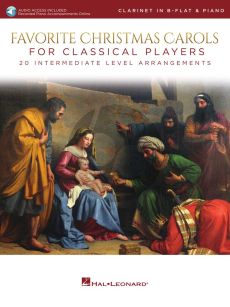 Favorite Christmas Carols for Classical Players for Clarinet and Piano (Book with Audio online)