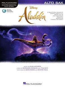 Menken Aladdin for Alto Saxophone (Instrumental Play-Along) (Book with Audio online)