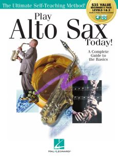 Gillette Play Alto Sax Today! (Beginner's Pack: Method Books 1 & 2 Plus Online Audio & Video)