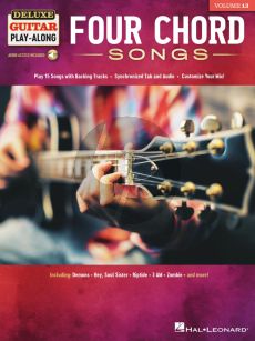 Four Chord Songs for Guitar (Deluxe Guitar Play-Along Volume 13) (Book with Audio online)