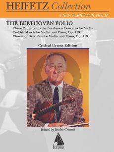 The Beethoven Folio Violin and Piano (Jascha Heifetz Collection)