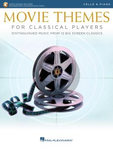 Movie Themes for Classical Players – Cello and Piano (Book with Audio online)