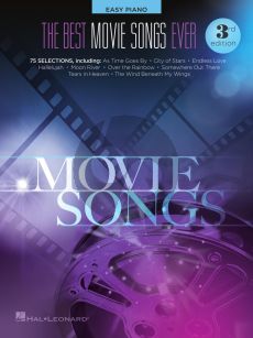 The Best Movie Songs Ever Easy Piano (3rd. edition)