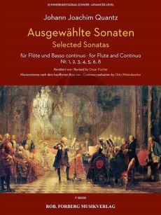 Quantz Ausgewählte Sonaten für Flöte und Basso continuo (Oscar Fischer und Otto Wittenbecher)