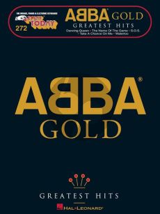 Abba Abba Gold for Piano Solo or Keyboard with Lyrics (Nineteen of ABBA's biggest hits, all in one folio, for Organs, Pianos and Electronic Keyboards)