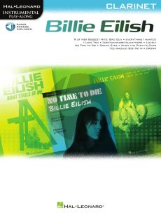 Billie Eilish Clarinet Instrumental Play-Along Pack (Book with Audio online)