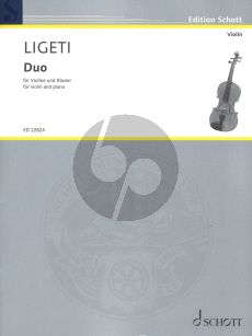 Ligeti Duo für Violine und Klavier