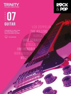 Album Trinity Rock & Pop 2018 Guitar Grade 7 Book with Audio Online