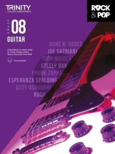Album Trinity Rock & Pop 2018 Guitar Grade 8 Book with Audio Online