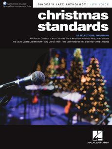 Christmas Standards - Singer's Jazz Anthology for Low Voice