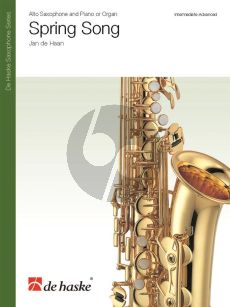 Haan Spring Song Alto Saxophone and Piano or Organ